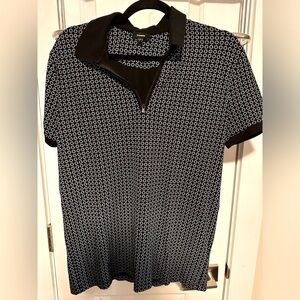 EUC Men’s Express Blue Zipper Polo